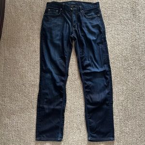 Banana Republic Slim fit Traveler dark blue jeans 31x32